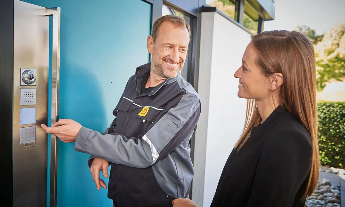 Beratung - Türsprechstation mit Videoüberwachung &middot; Winter Elektroplanung und -Installation